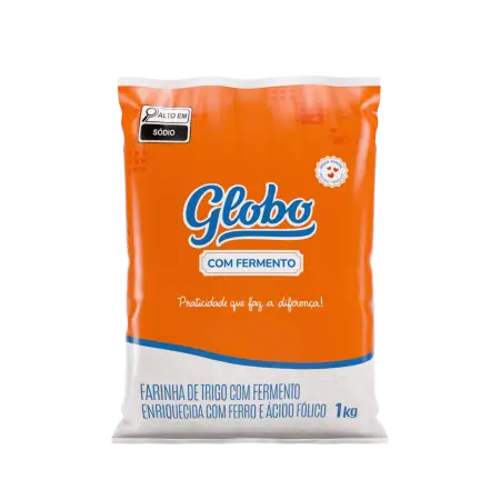 Farinha de Trigo - Globo com Fermento