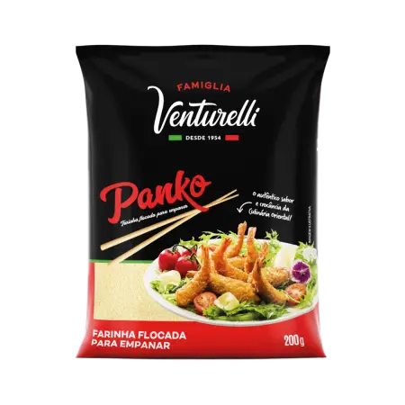 Farinha para empanar Panko